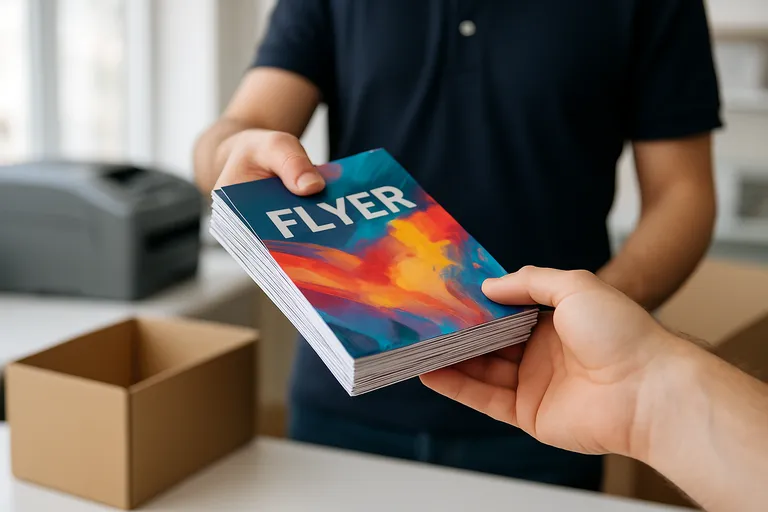 Snelle levering en spoedopties voor flyers