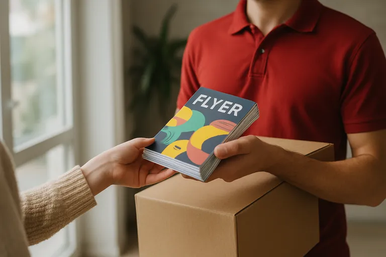 Snelle levering en spoedopties voor flyers